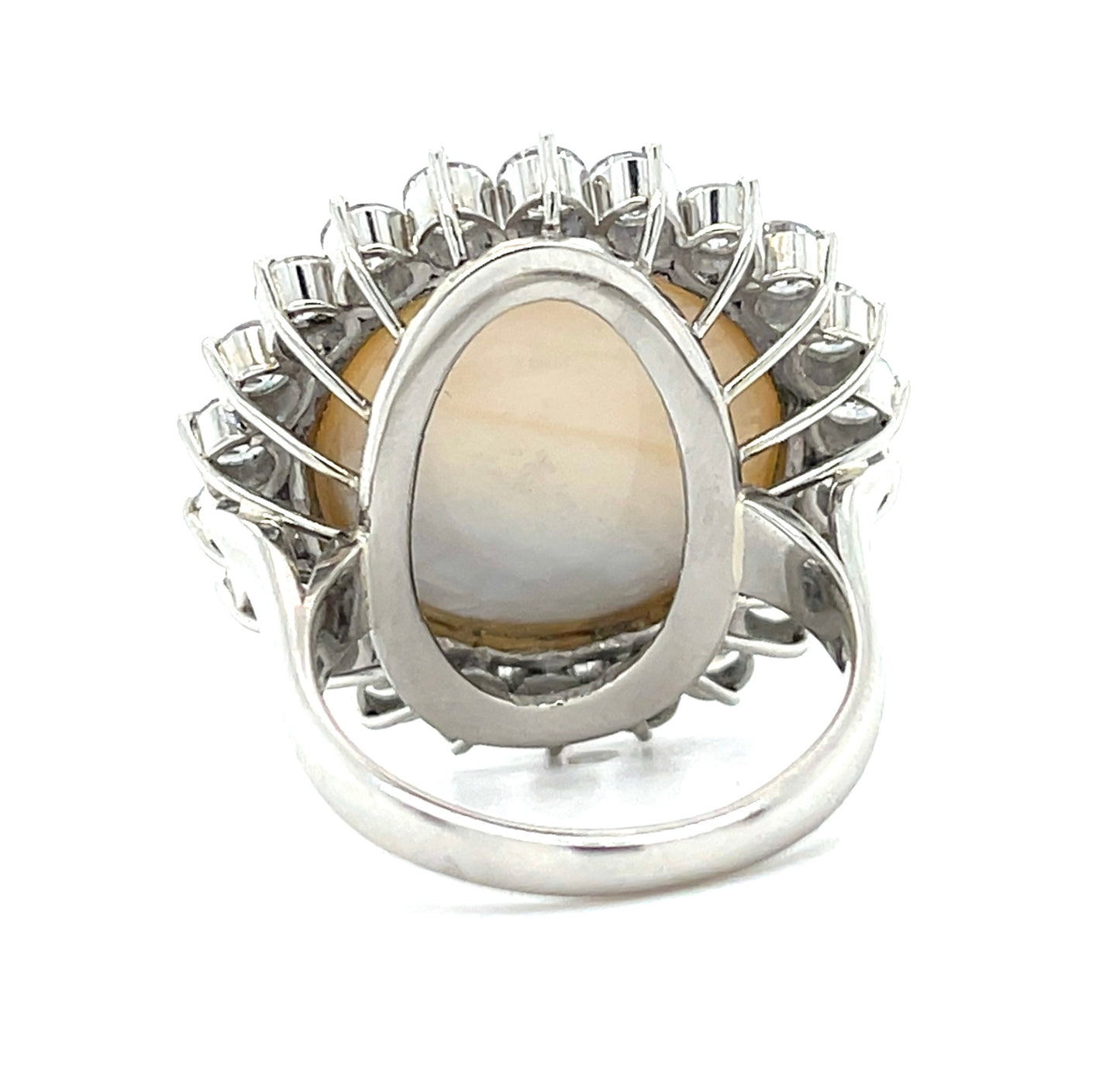 Mabee Pearl & Diamond Ring