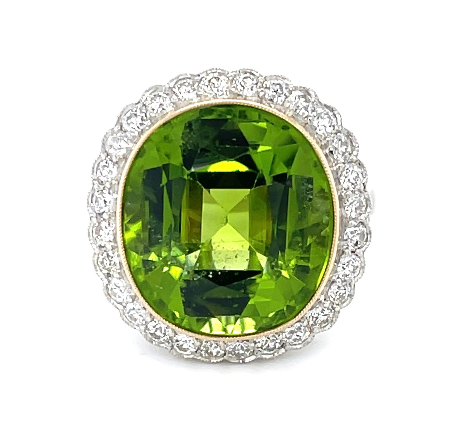 11.20ct Peridot Ring