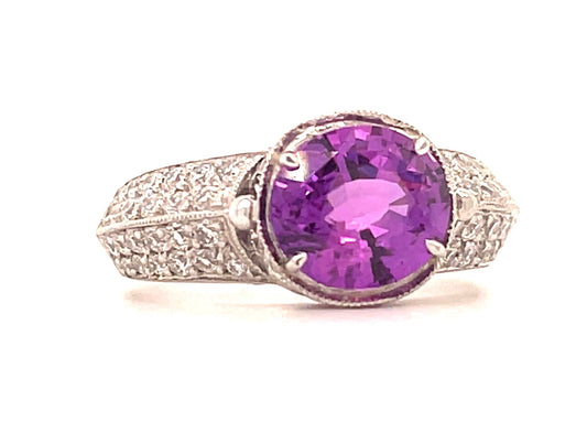 2.23ct Pink Sapphire Ring