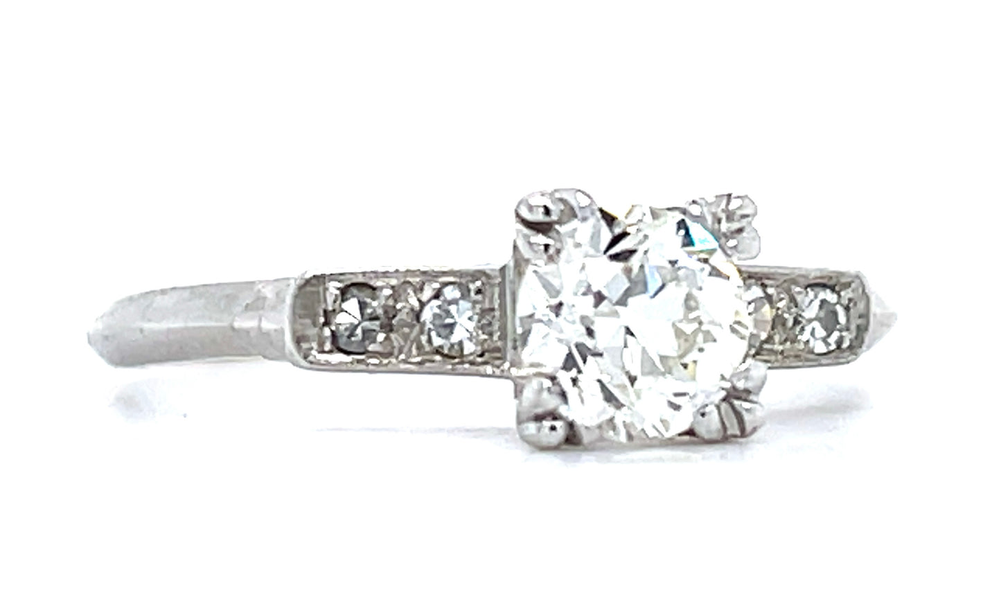 .64ct J VS2 Old European Cut Diamond Ring