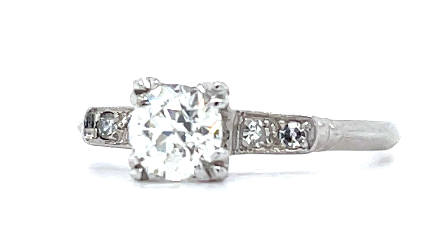 .64ct J VS2 Old European Cut Diamond Ring