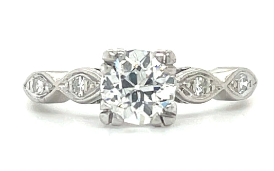 .76ct J SI1 OEC Diamond Vintage Ring