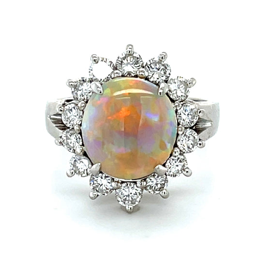 2.12ct Australian Opal Ring