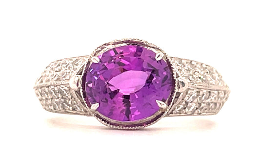 2.23ct Pink Sapphire Ring