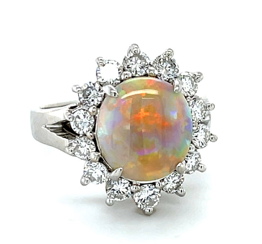 2.12ct Australian Opal Ring