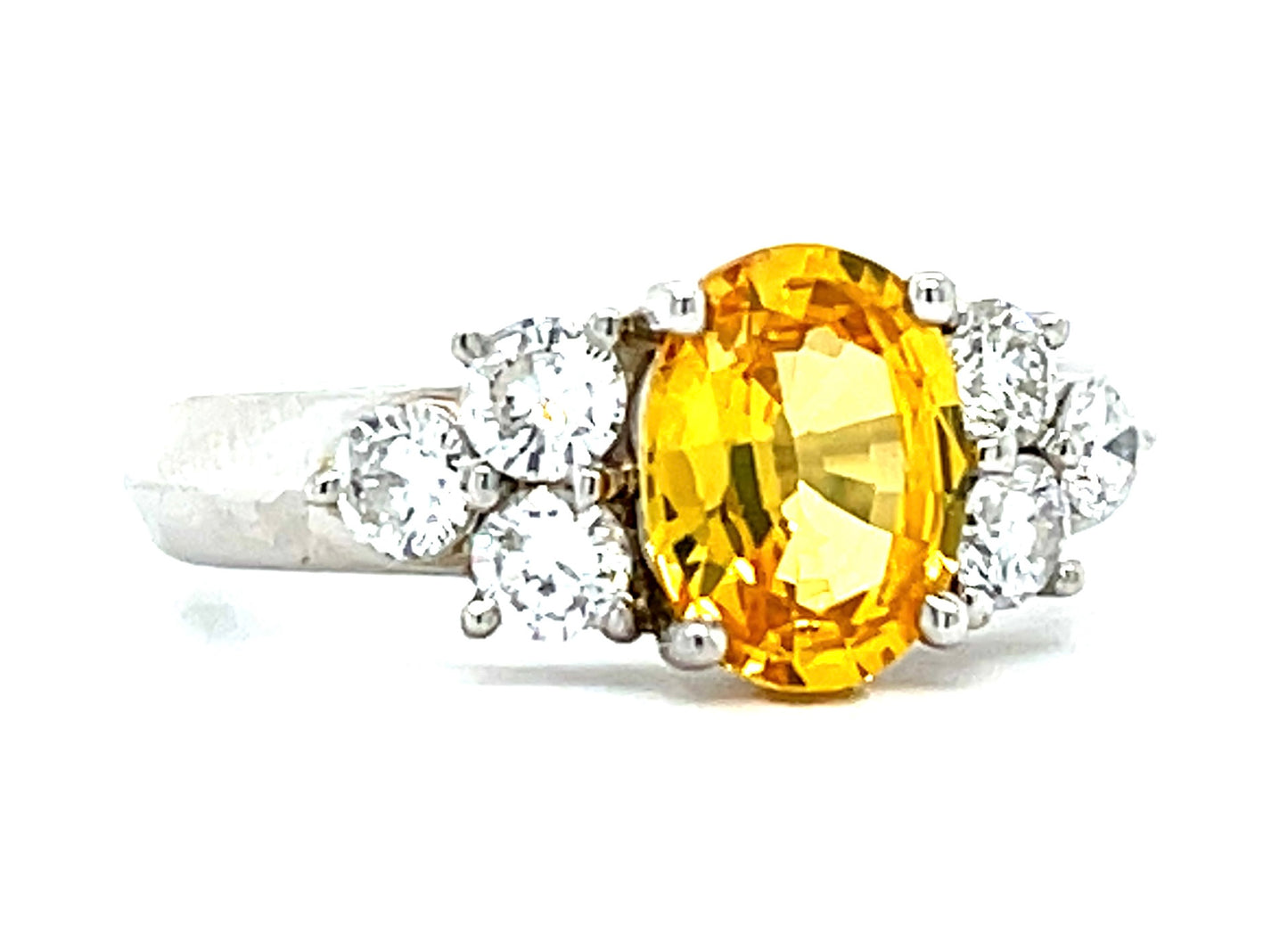 1.39ct Yellow Sapphire Ring