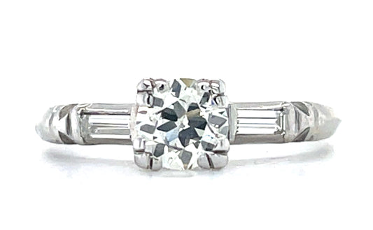 .53ct K SI1 Old European Cut Diamond Ring