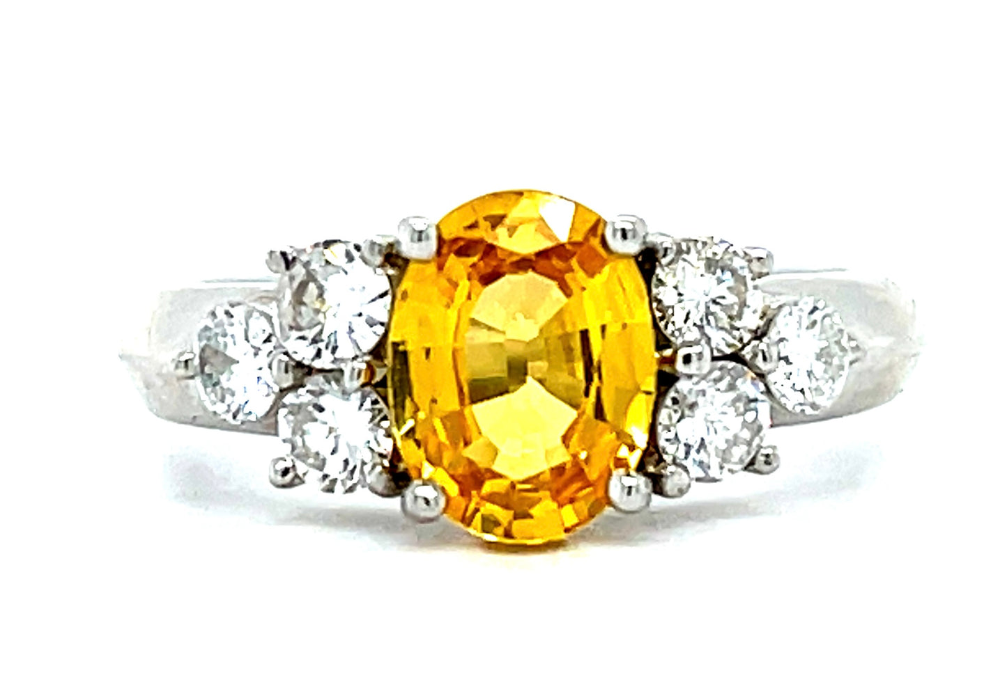 1.39ct Yellow Sapphire Ring